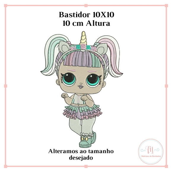 Matriz Bordado Bonecas LOL 003