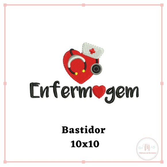 Matriz Bordado Enfermagem