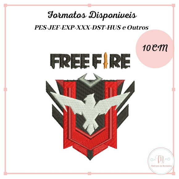 Matriz Bordado Mestre Free Fire 2