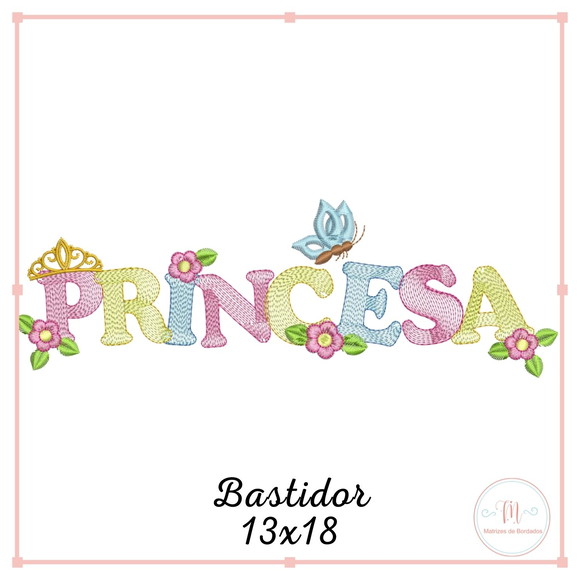 Matriz Bordado Princesa e Príncipe (Pontos Leves) - Imagem 2