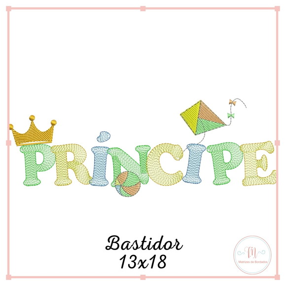 Matriz Bordado Princesa e Príncipe (Pontos Leves) - Imagem 3
