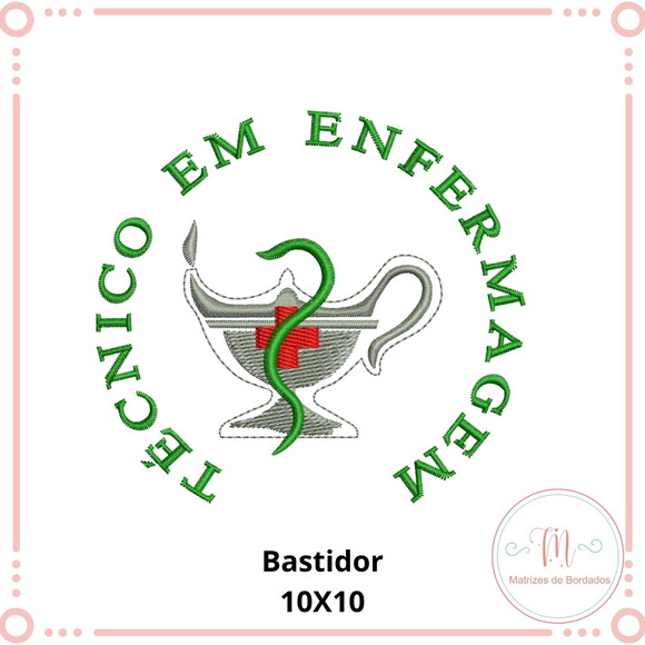Matriz Bordado Técnico em Enfermagem