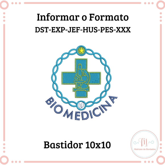 Matriz de Bordado Biomedicina