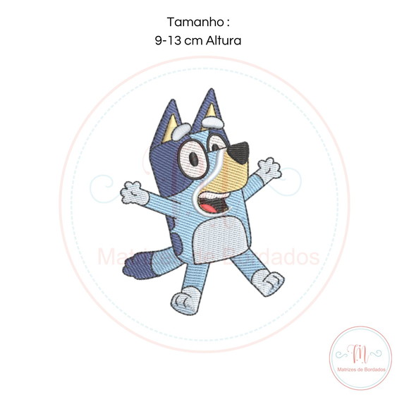 Matriz de Bordado Bluey