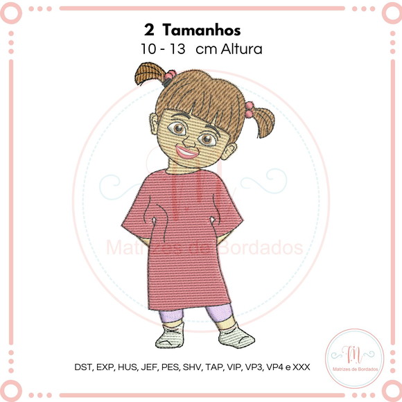 Matriz de Bordado Boo (monstro S.a.)