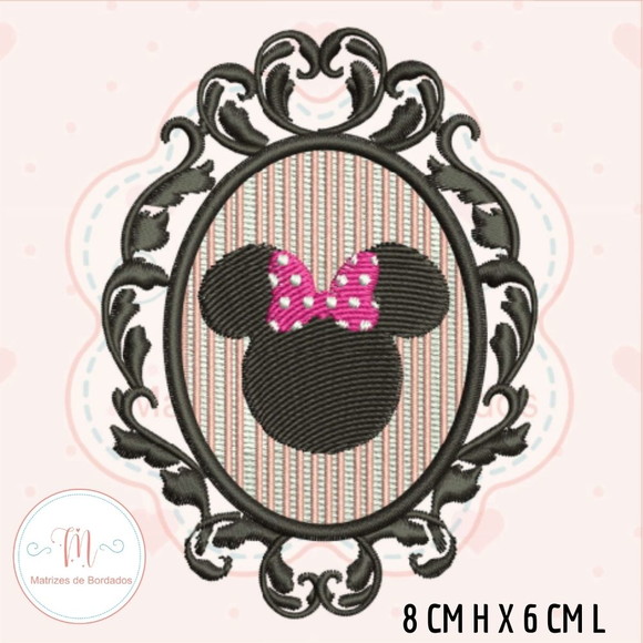 Matriz de Bordado Brasão Minnie