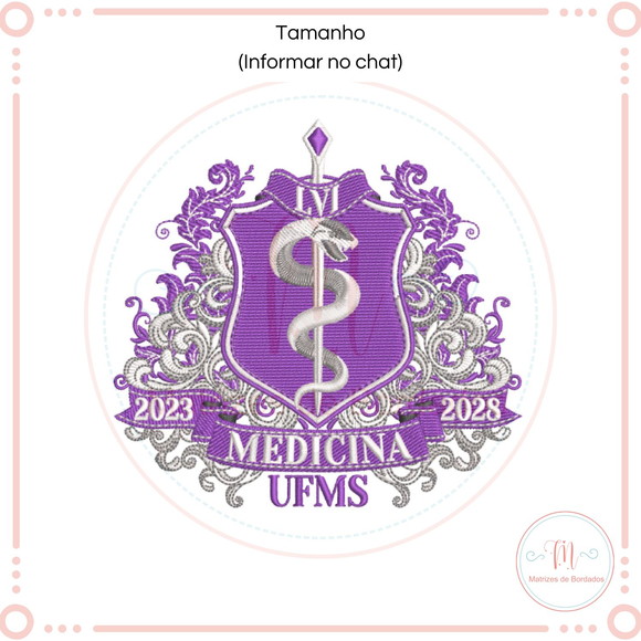 Matriz de Bordado Brasão Personalizado-enviar Imagem no Chat - Imagem 4