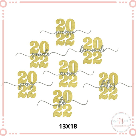 Matriz de Bordado Coleção Feliz 2022