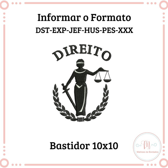 Matriz de Bordado Direito