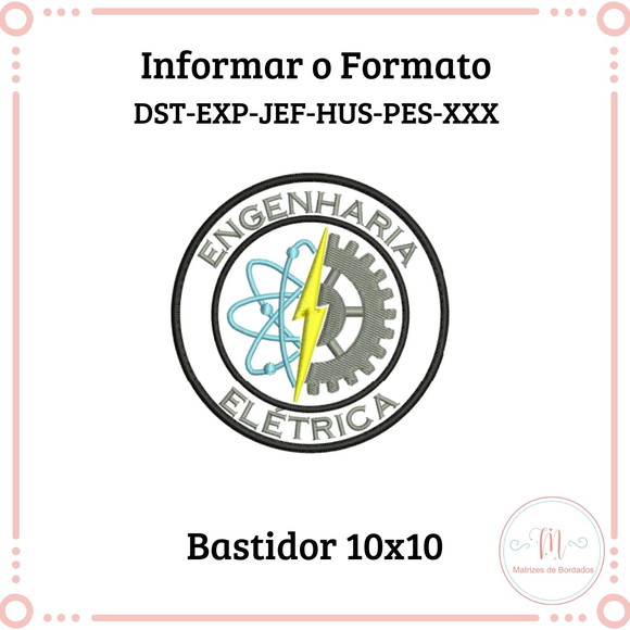 Matriz de Bordado Engenharia Elétrica