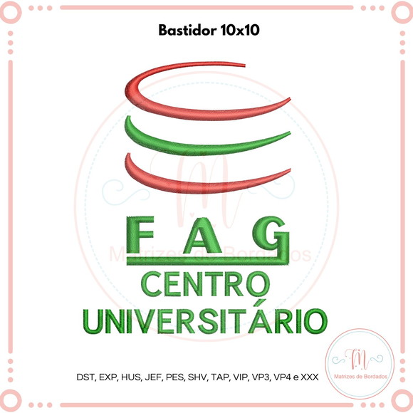 Matriz de Bordado Fag Centro Universitario