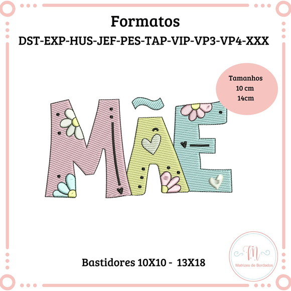 Matriz de Bordado Mãe