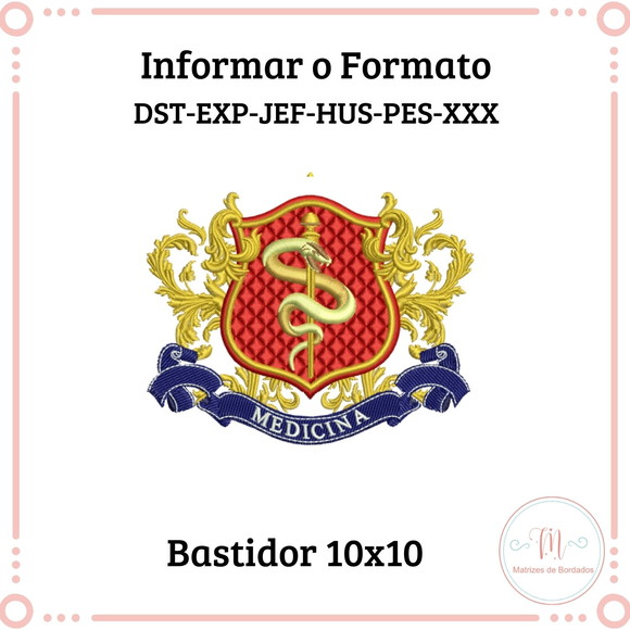 Matriz de Bordado Medicina