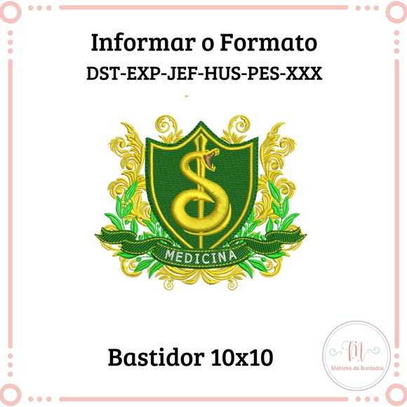 Matriz de Bordado Medicina