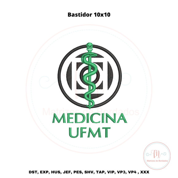 Matriz de Bordado Medicina Ufmt
