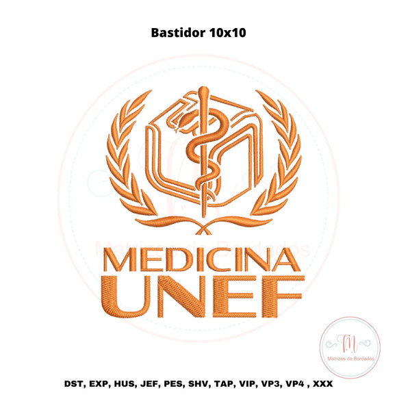 Matriz de Bordado Medicina Unef