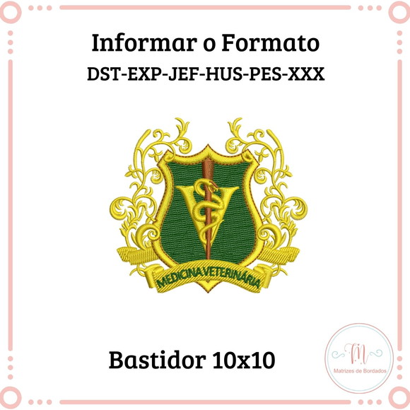 Matriz de Bordado Medicina Veterinária