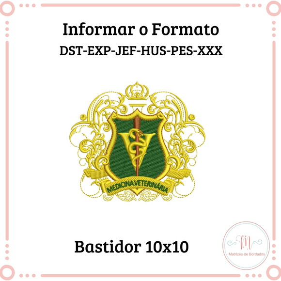 Matriz de Bordado Medicina Veterinária