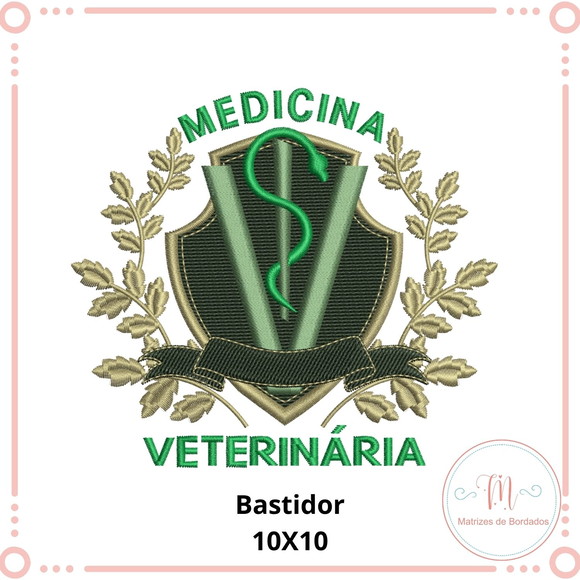 Matriz de Bordado Medicina Veterinária
