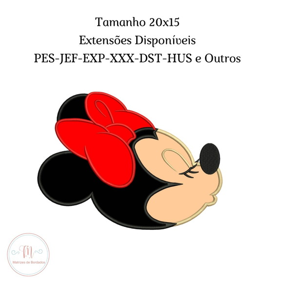 Matriz de Bordado Mickey e Minnie - Imagem 2