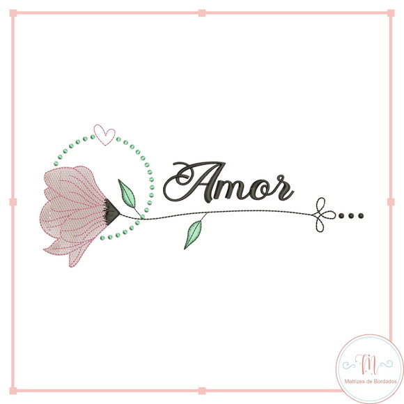 Matriz de Bordado Nomes Motivacionais Flor de Lotus - Imagem 3