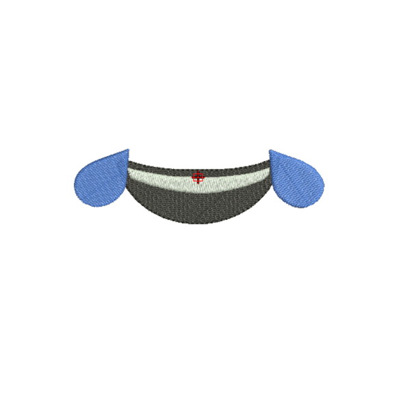 Matriz de Bordado para Máscara Sorriso