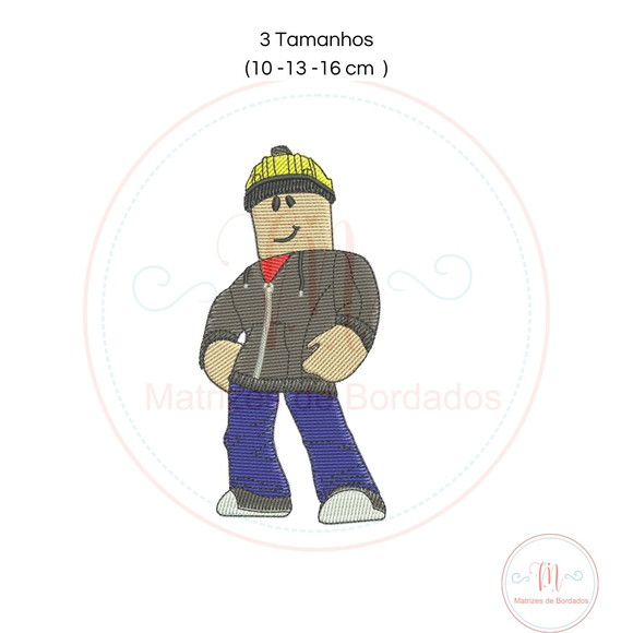 Matriz de Bordado Roblox Menino