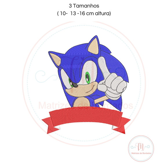 Matriz de Bordado Sonic