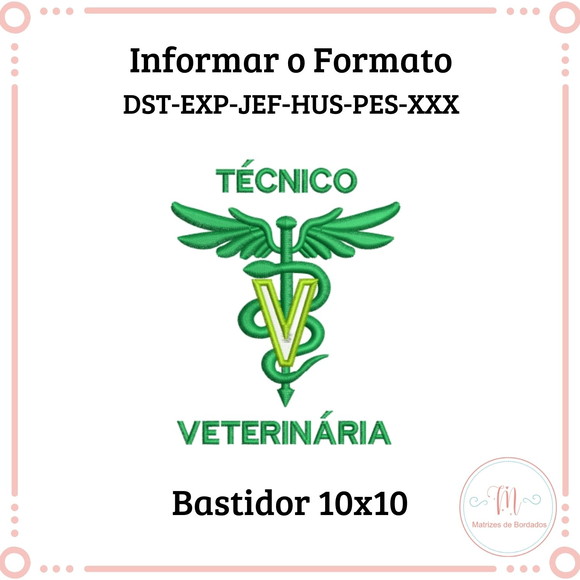 Matriz de Bordado Técnico Veterinária