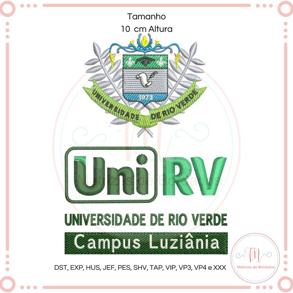 Matriz de Bordado Unirv (campus Luziânia)