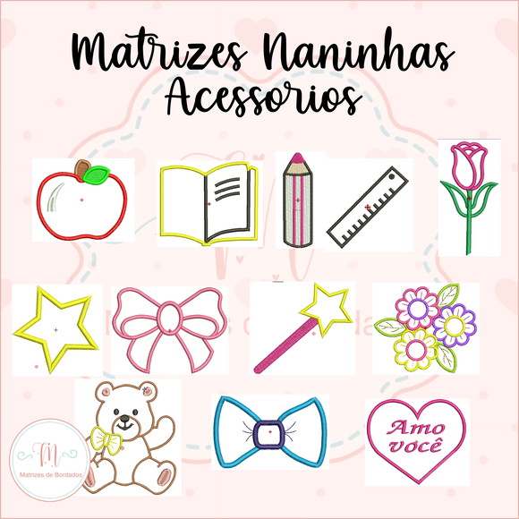 Matrizes de Bordado - Coleção Bonecas (o) Naninhas - Imagem 3