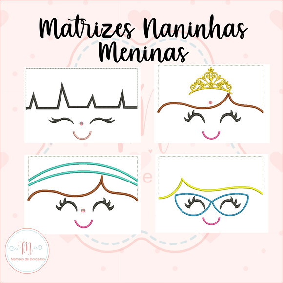 Matrizes de Bordado - Coleção Bonecas (o) Naninhas