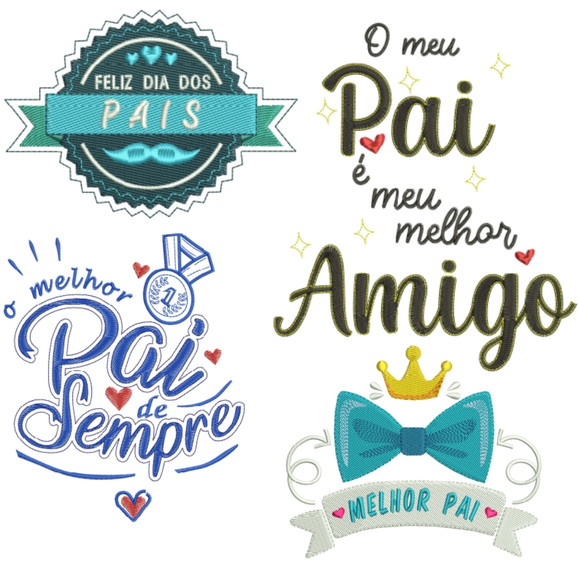 Matrizes de Bordado - Coleção Dia dos Pais - Imagem 3