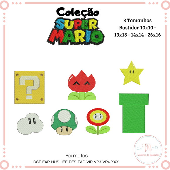 Matrizes de Bordado Coleção Super Mario - Imagem 4