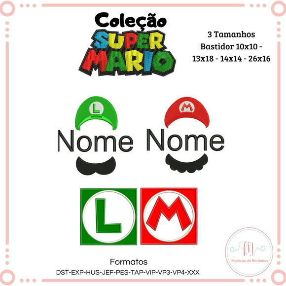 Matrizes de Bordado Coleção Super Mario - Imagem 2