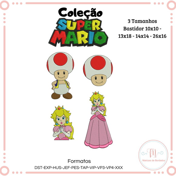 Matrizes de Bordado Coleção Super Mario - Imagem 3
