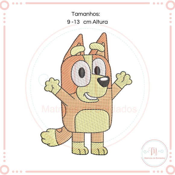 Matrizes de Bordados Bluey e Bingo (separados) - Imagem 3