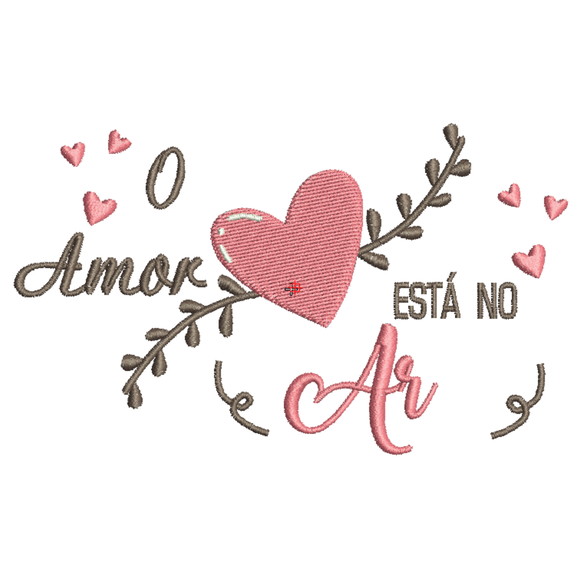 Matrizes de Bordados Frases O Amor é... - Imagem 5