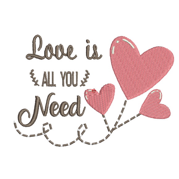 Matrizes de Bordados Love is ... - Imagem 4