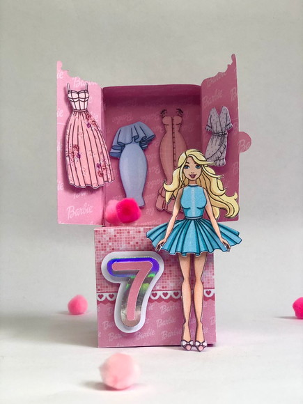 Personalizados Barbie - Kit com 20 Unidades - Imagem 2