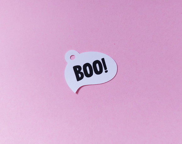 Tag Boo para Lembrancinhas Halloween