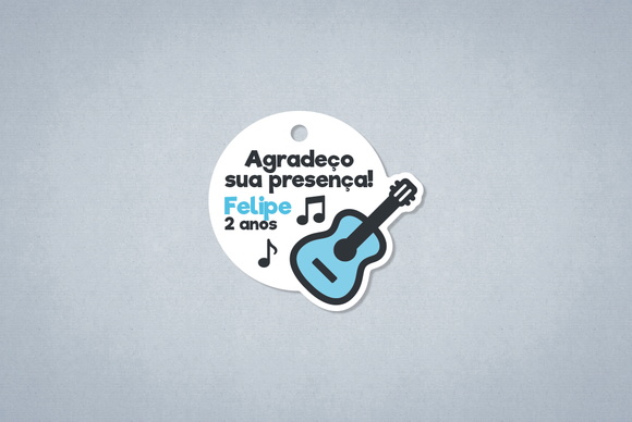 Tag de Agradecimento Violão