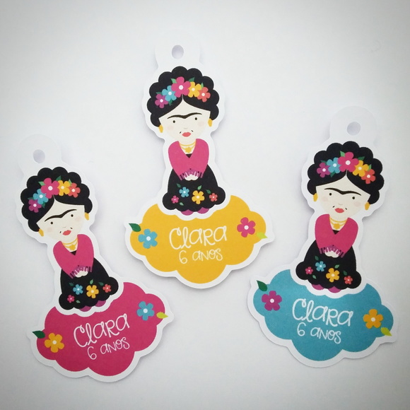 Tag Lembrancinha Frida Kahlo - Imagem 2