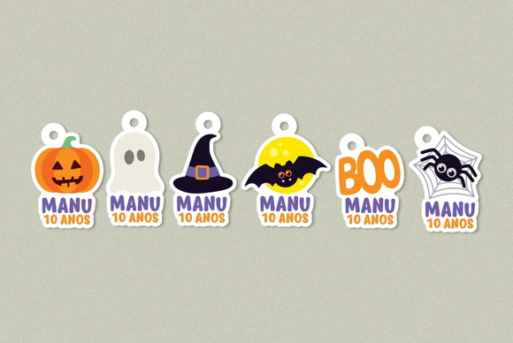 Tag para Lembrancinha Halloween