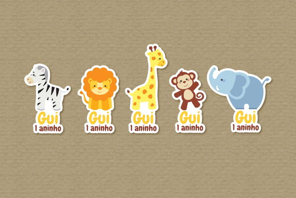 Tag Personalizada Safari para Tubete