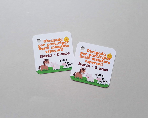 Tags para Lembrancinha Fazendinha