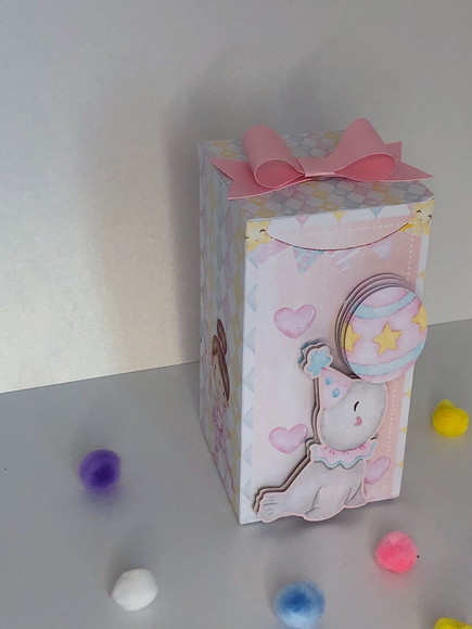 Personalizados Circo Rosa Aquarelado - Kit com 20 Unidades - Imagem 5