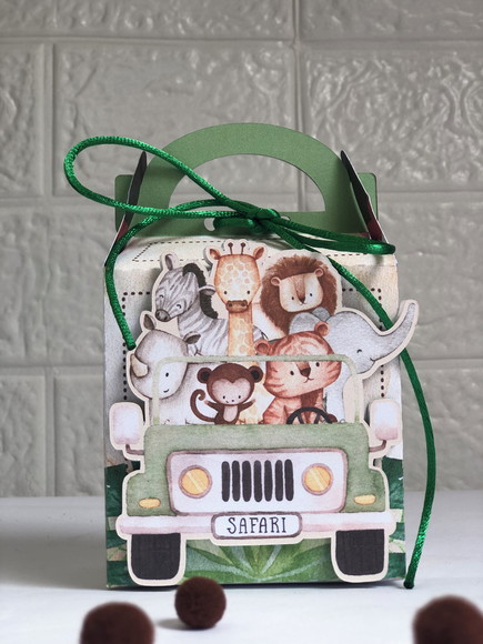 Personalizados Safari Aquarelado - Kit com 30 Unidades - Imagem 5
