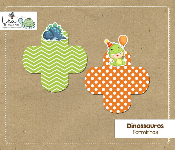 Forminha Festa Dino Baby Menino