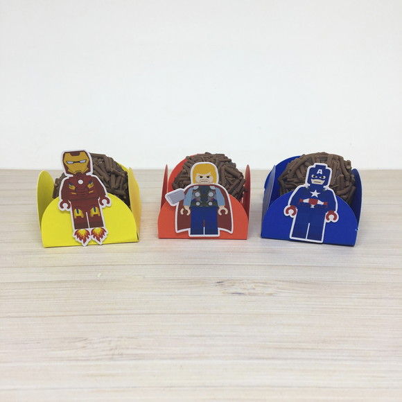 Forminha Lego Vingadores